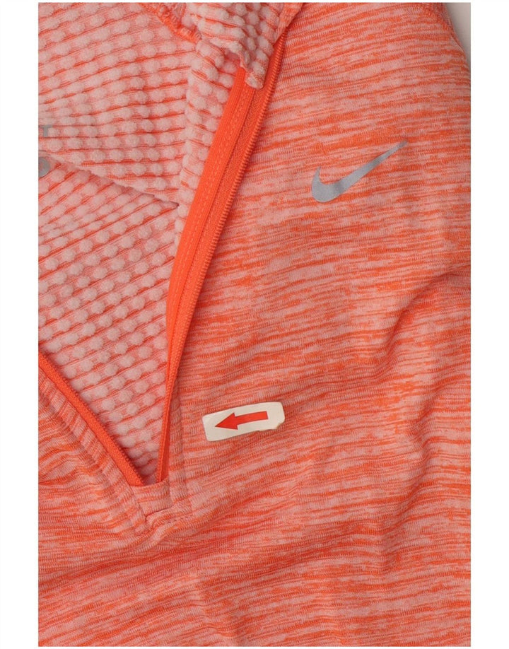 Γυναικεία φόρμα πουλόβερ Nike Dri Fit Top 14 μεσαίου πορτοκαλιού