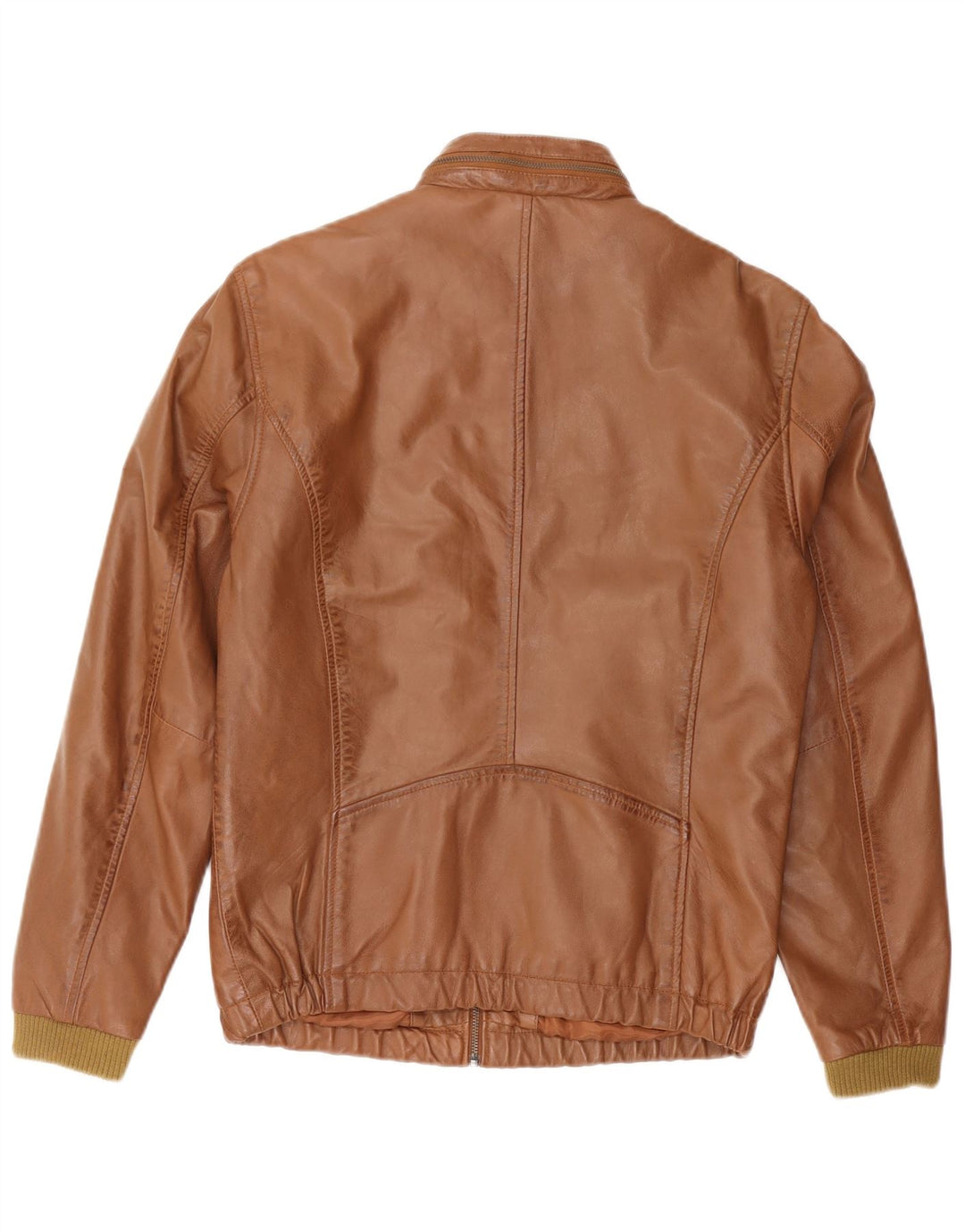 Ανδρικό Δερμάτινο Μπουφάν AIM Bomber EU 50 Large Brown Δερμάτινο