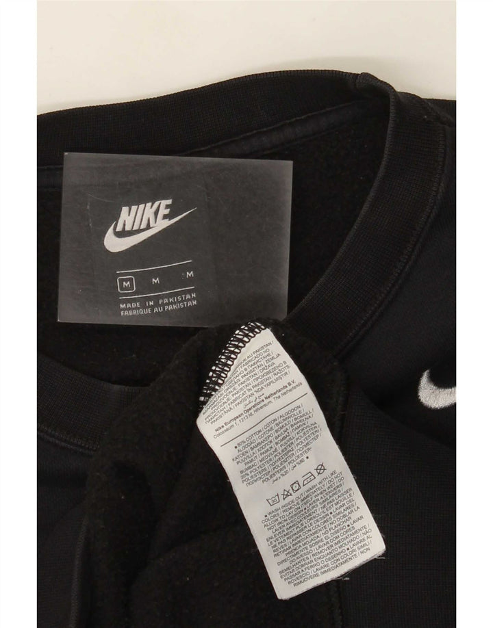 Γυναικείο φούτερ Nike Crop Oversized Jumper UK 14 Μεσαίο μαύρο βαμβακερό