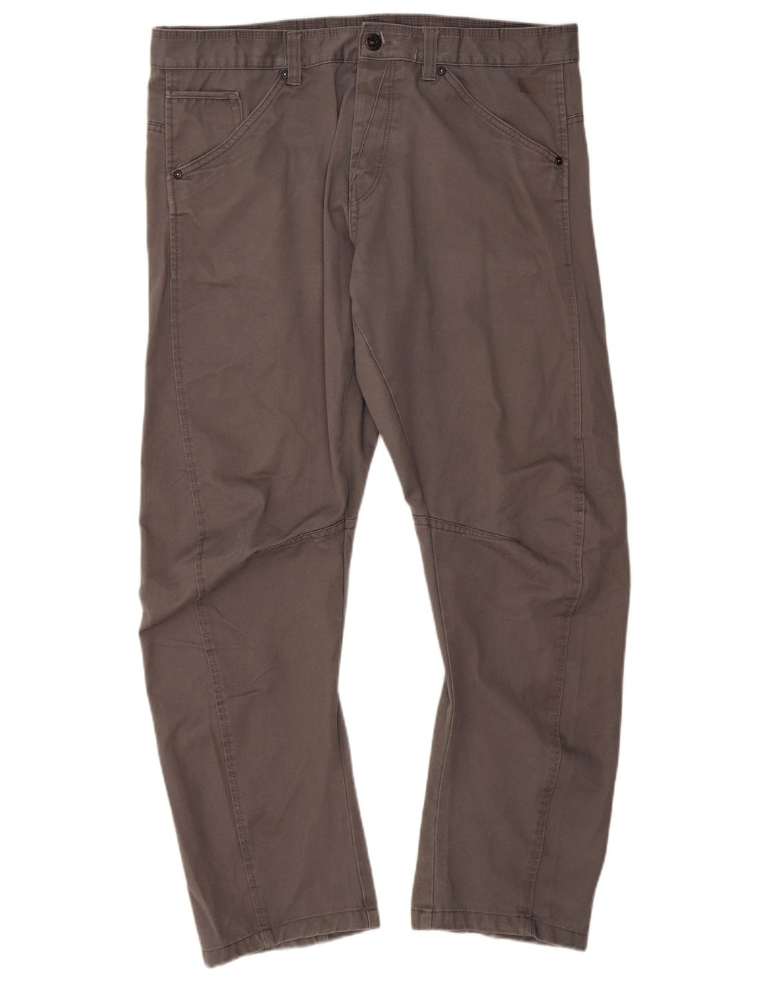 JACK & JONES Ανδρικό ίσιο casual παντελόνι W38 L32 Γκρι πολυεστέρας