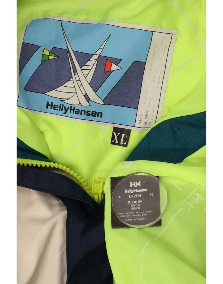 Helly Hansen Ανδρικό μπουφάν αντιανεμικό IT 58/60 4XL Navy Blue Colorblock