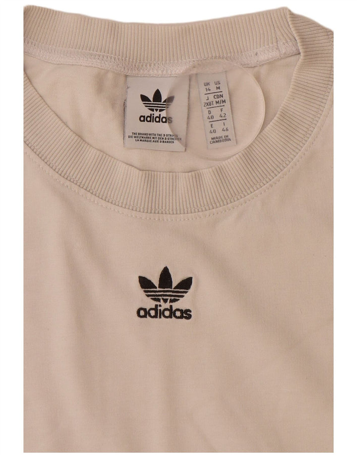 Γυναικείο γραφικό μπλουζάκι ADIDAS Top UK 14 Large White