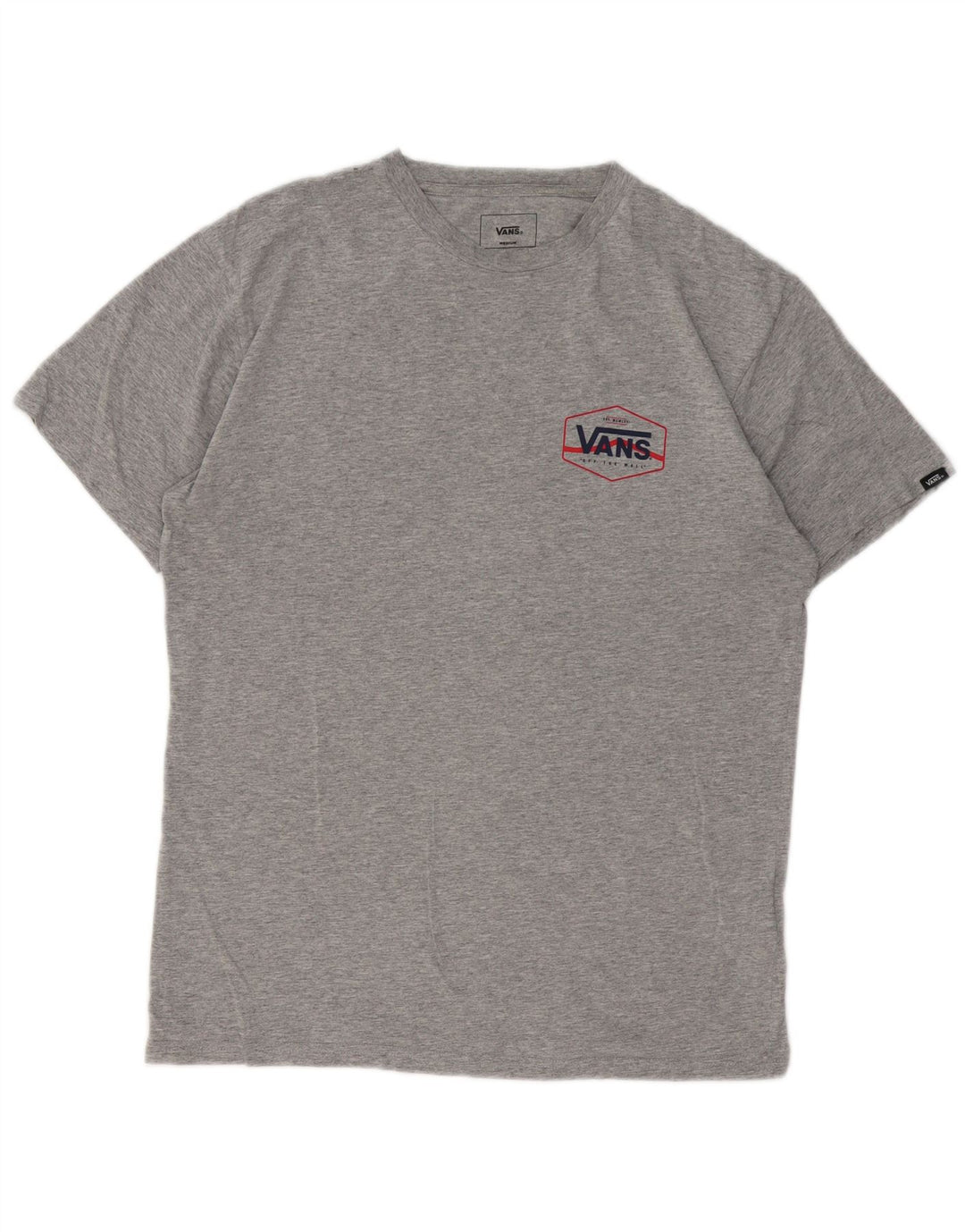 Ανδρικό T-Shirt Vans Κλασική Εφαρμογή Τοπ μεσαίου γκρι βαμβακερό