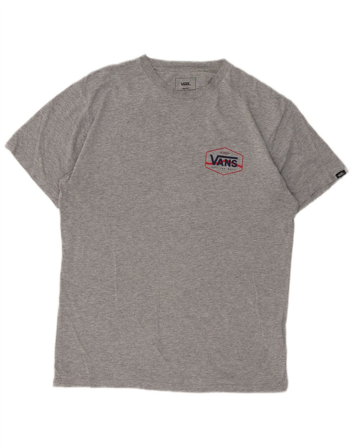 Ανδρικό T-Shirt Vans Κλασική Εφαρμογή Τοπ μεσαίου γκρι βαμβακερό