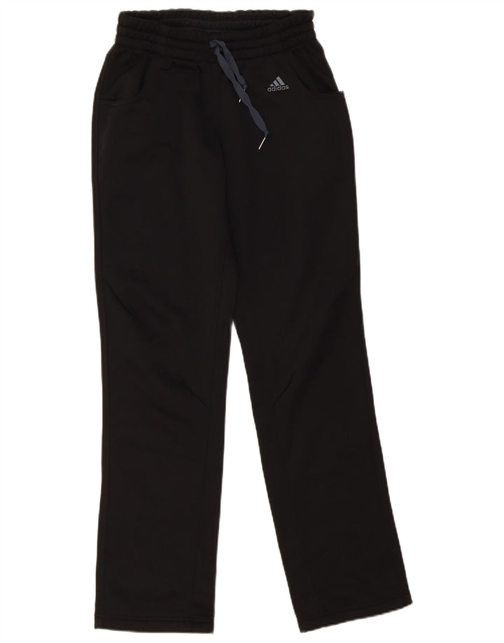 Γυναικεία αθλητική φόρμα Adidas Climalite Παντελόνι UK 10 Small Black Polyester