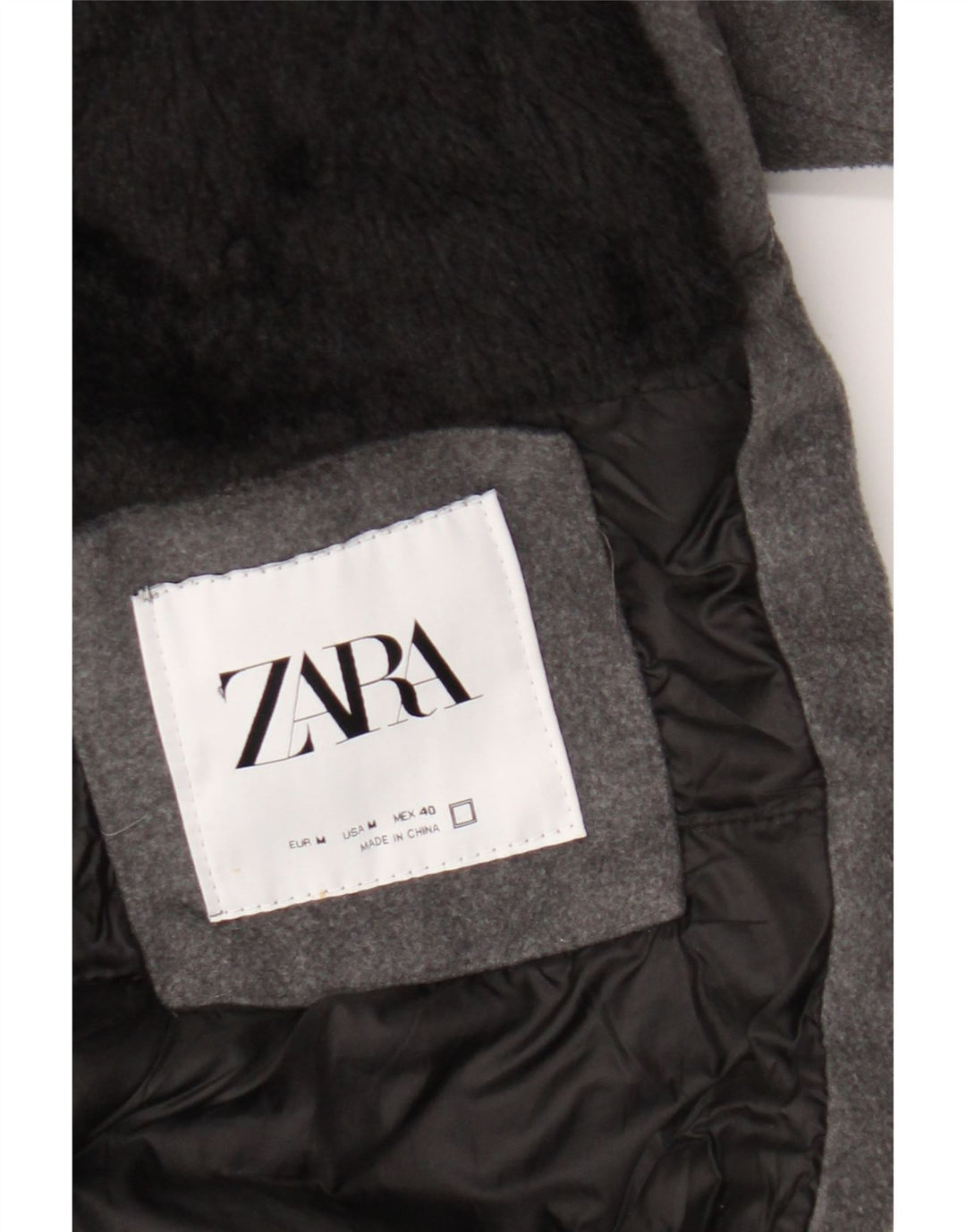Ανδρικό πανωφόρι Zara UK 38 Medium Grey