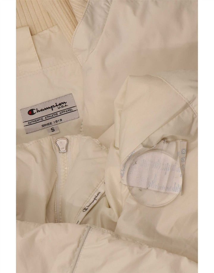 Champion Γυναικείο μπουφάν με επένδυση UK 10 Small White Polyamide