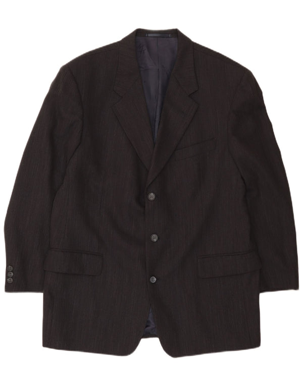 Daniel Hechter Ανδρικό μπλέιζερ με 3 κουμπιά μπουφάν UK 40 Large Navy Blue New Wool