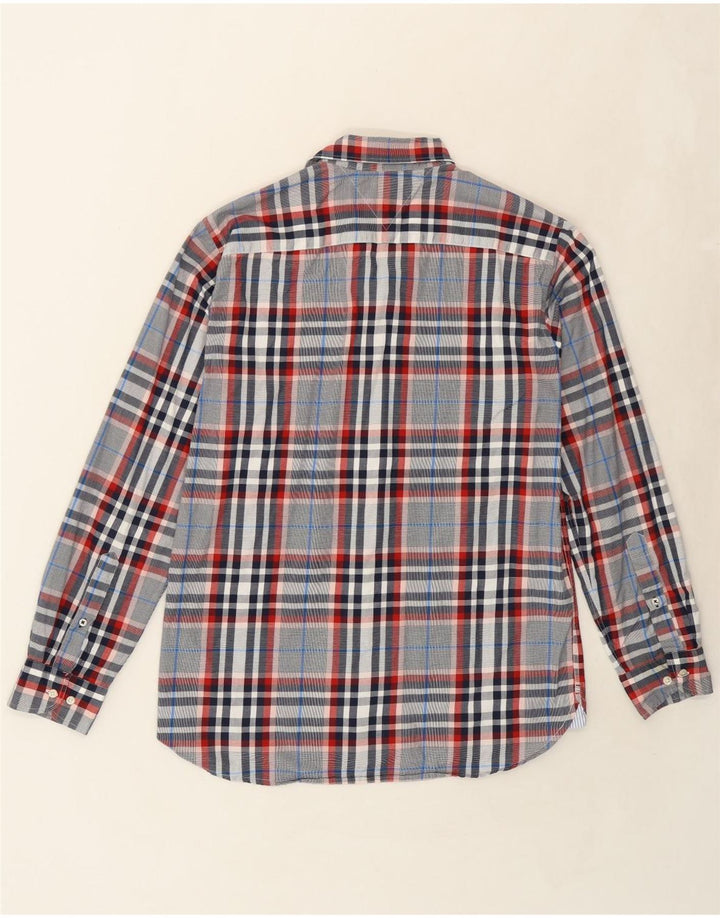TOMMY HILFIGER Mens Shirt Large Red Check Cotton Vintage Tommy Hilfiger and Second-Hand Tommy Hilfiger from Messina Hembry 