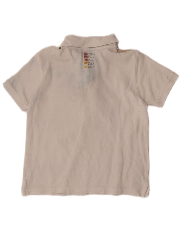 Napapijri Boys Graphic Polo 9-10 Years Grey Colourblock Cotton