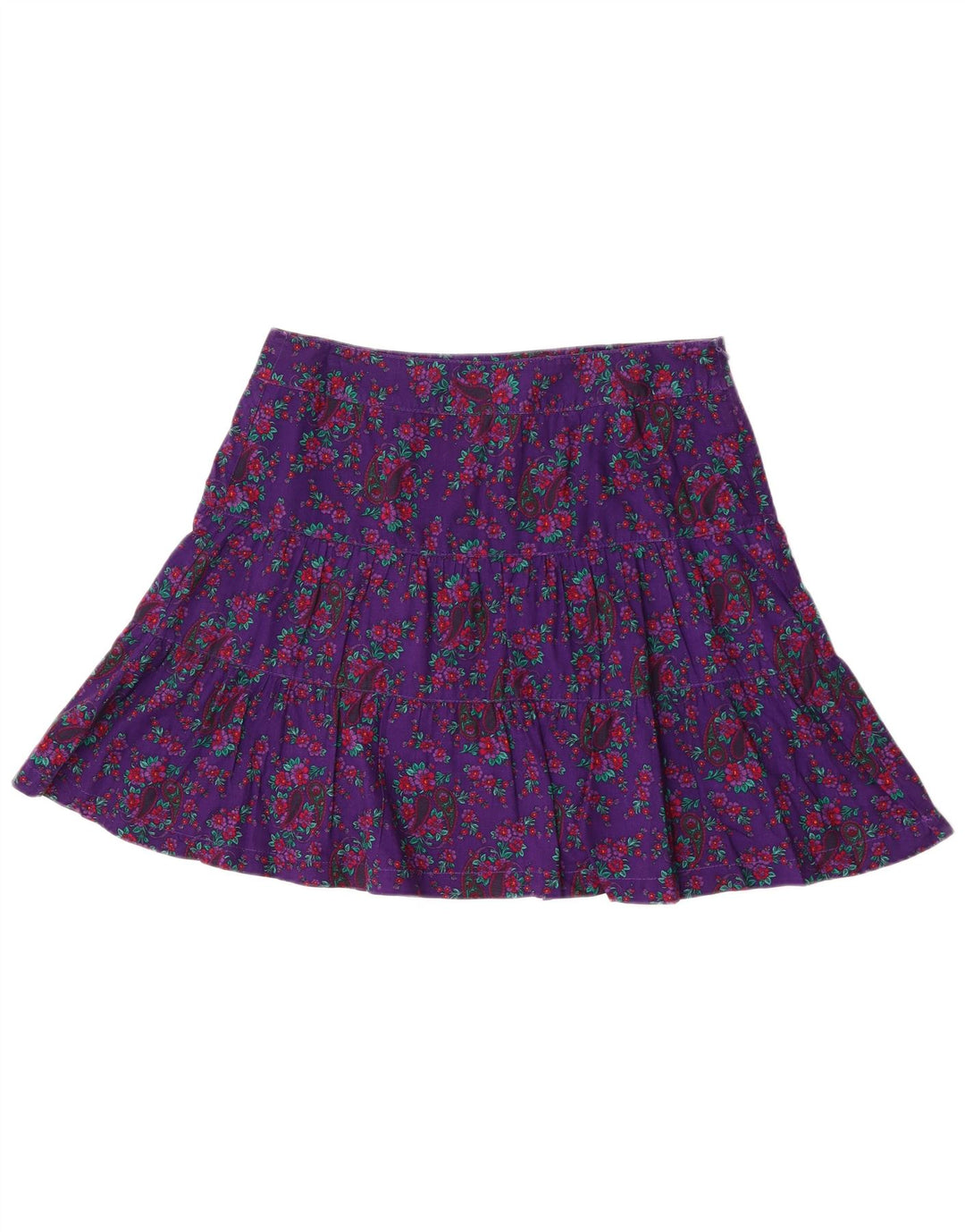 S.Oliver Γυναικεία Μίνι Φούστα EU 40 Medium W34 Μωβ φλοράλ βαμβακερή