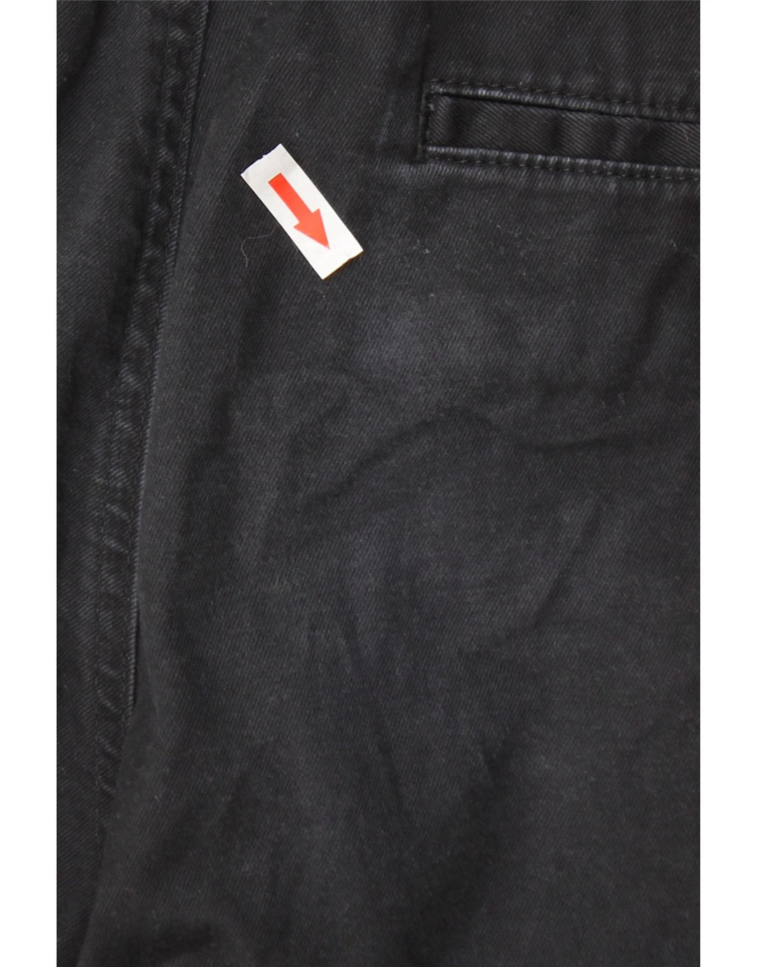 Marks & Spencer Ανδρικό παντελόνι Chino Heritage Regular W32 L33 Μαύρο βαμβακερό