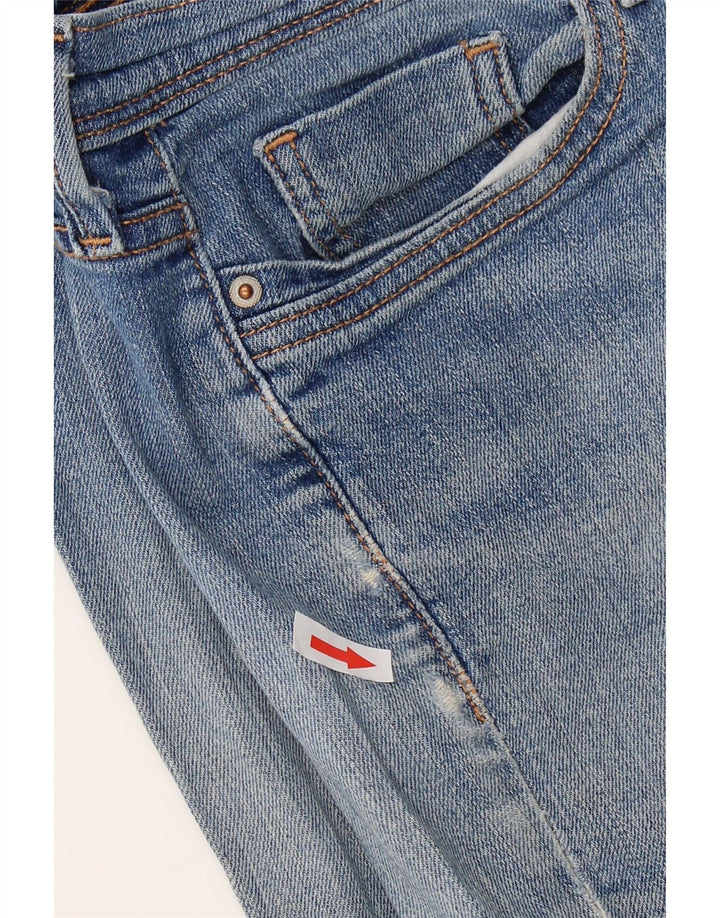 Γυναικείο ψηλόμεσο τζιν σορτς LEVI'S US 10 Medium W30 Μπλε βαμβακερό