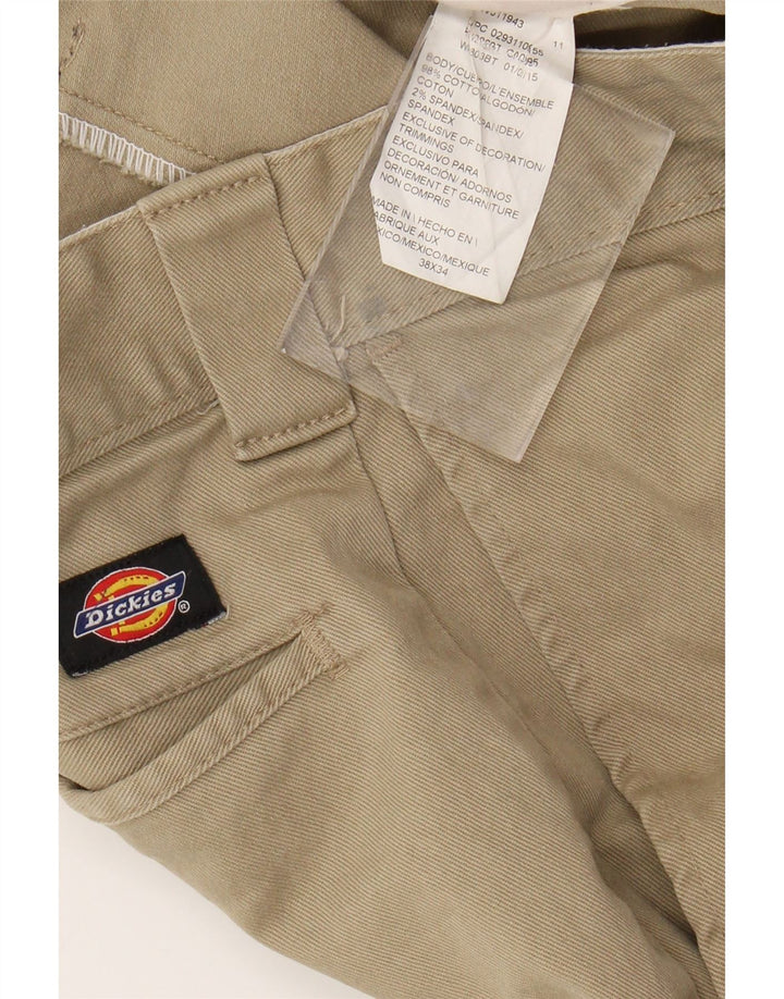 DICKIES Ανδρικό Slim Skinny Παντελόνι Chino W38 L34 Μπεζ βαμβακερό