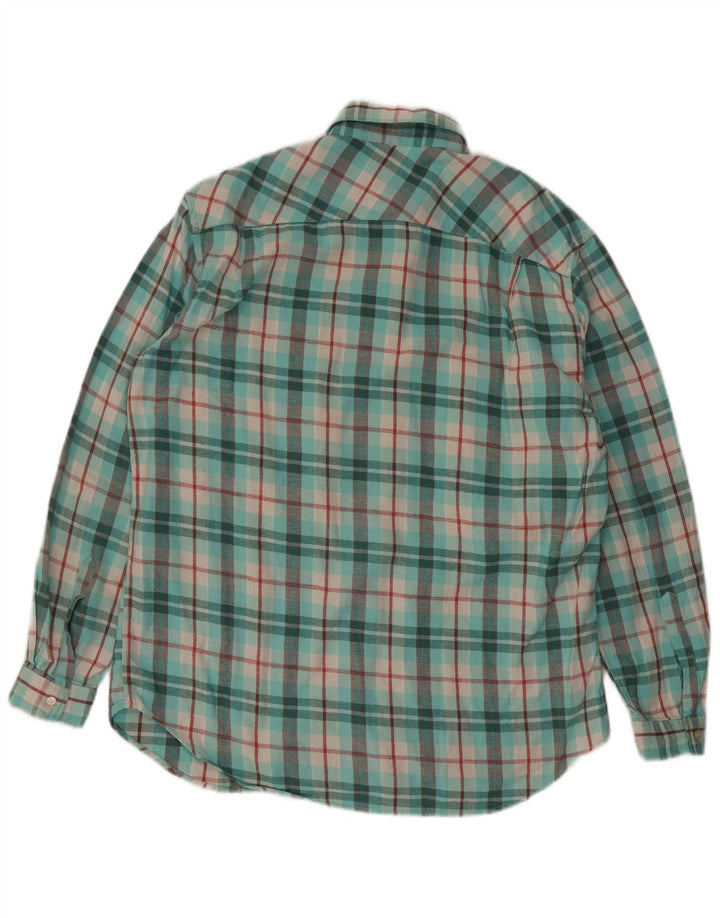 Ανδρικό πουκάμισο Think Pink Flannel Μέγεθος 39 15 1/2 Μεσαίο τιρκουάζ