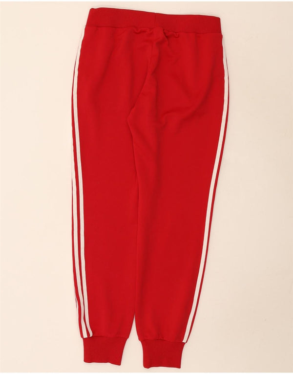 Γυναικεία αθλητική φόρμα Adidas Παντελόνι Joggers UK 14 Large Red Polyester