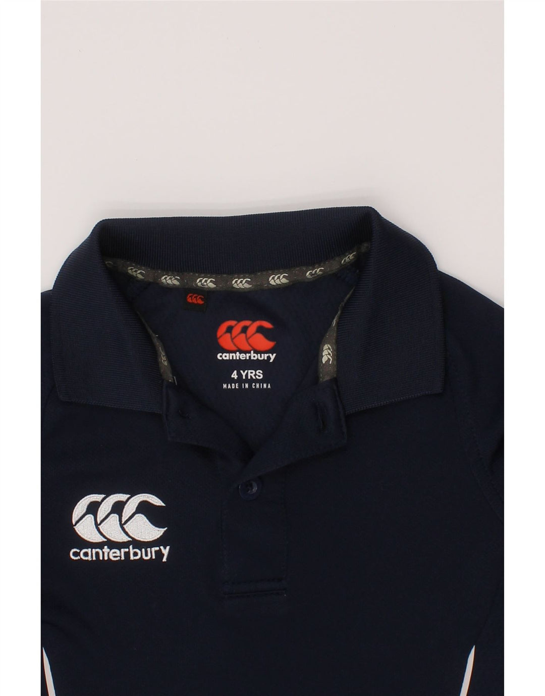 Canterbury Boys Graphic Polo πουκάμισο 3-4 ετών Navy Blue Polyester