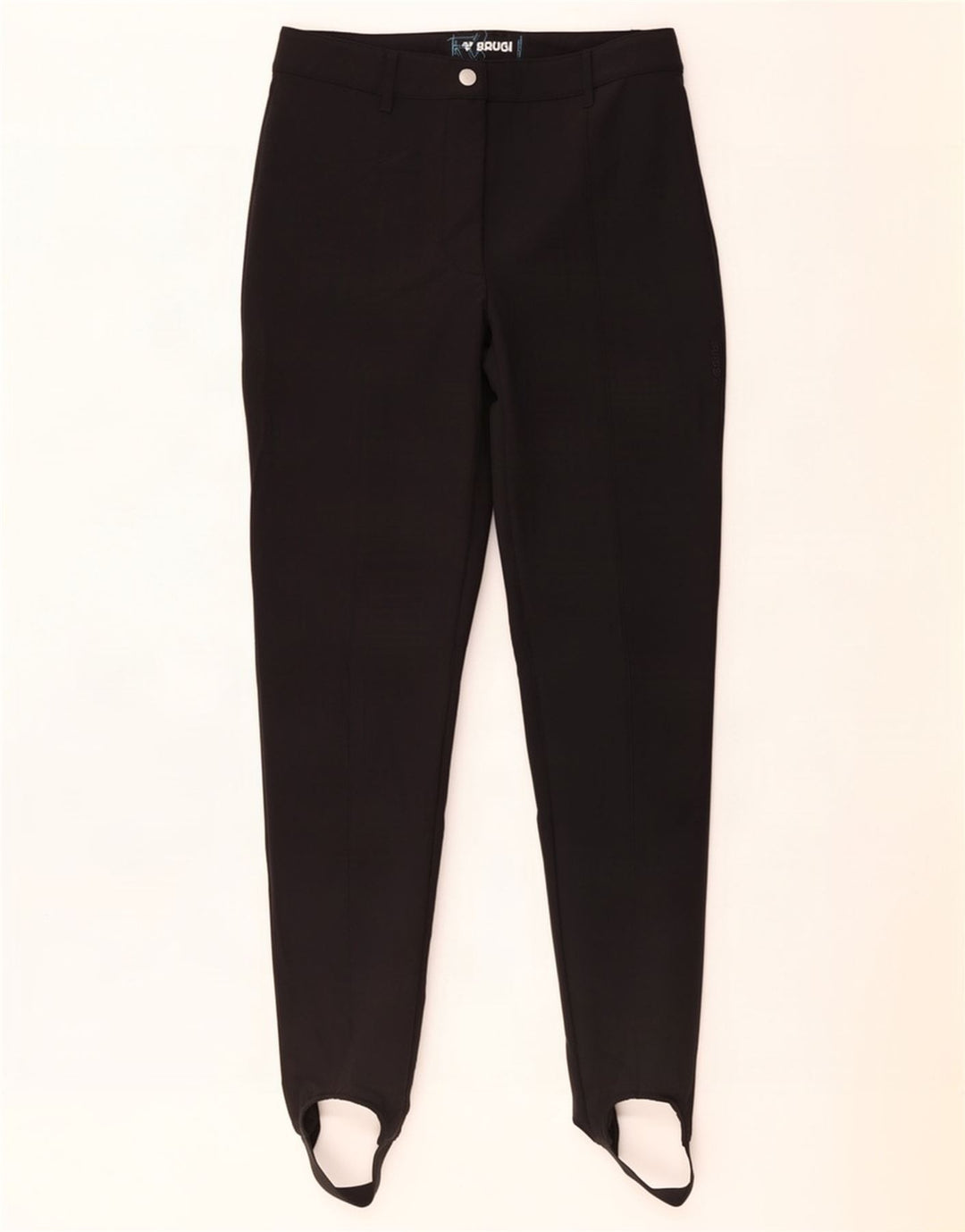 Brugi Γυναικείο Stirrup Παντελόνι Casual Medium W30 L33 Μαύρο Πολυεστέρας