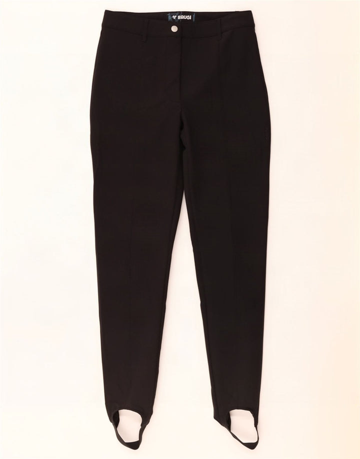 Brugi Γυναικείο Stirrup Παντελόνι Casual Medium W30 L33 Μαύρο Πολυεστέρας