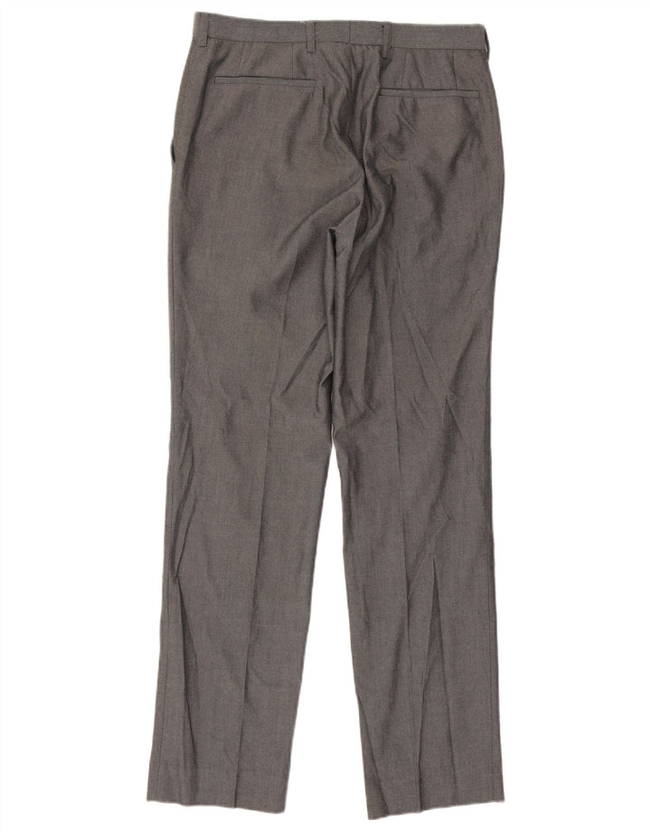 Ανδρικό ίσιο παντελόνι Marks & Spencer W30 L31 Grey Polyester