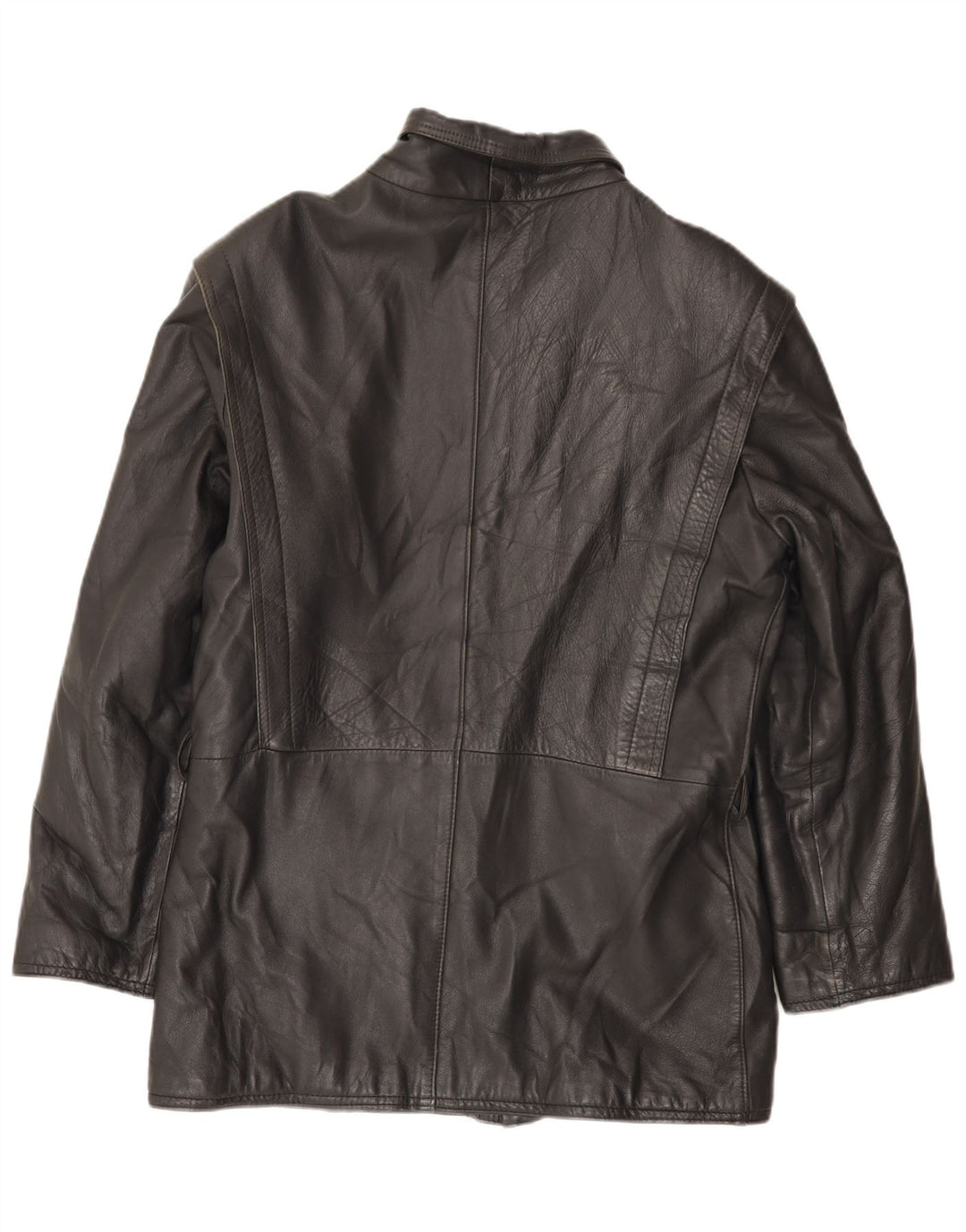 Vintage Ανδρικό Δερμάτινο Μπουφάν UK 38 Medium Black Leather