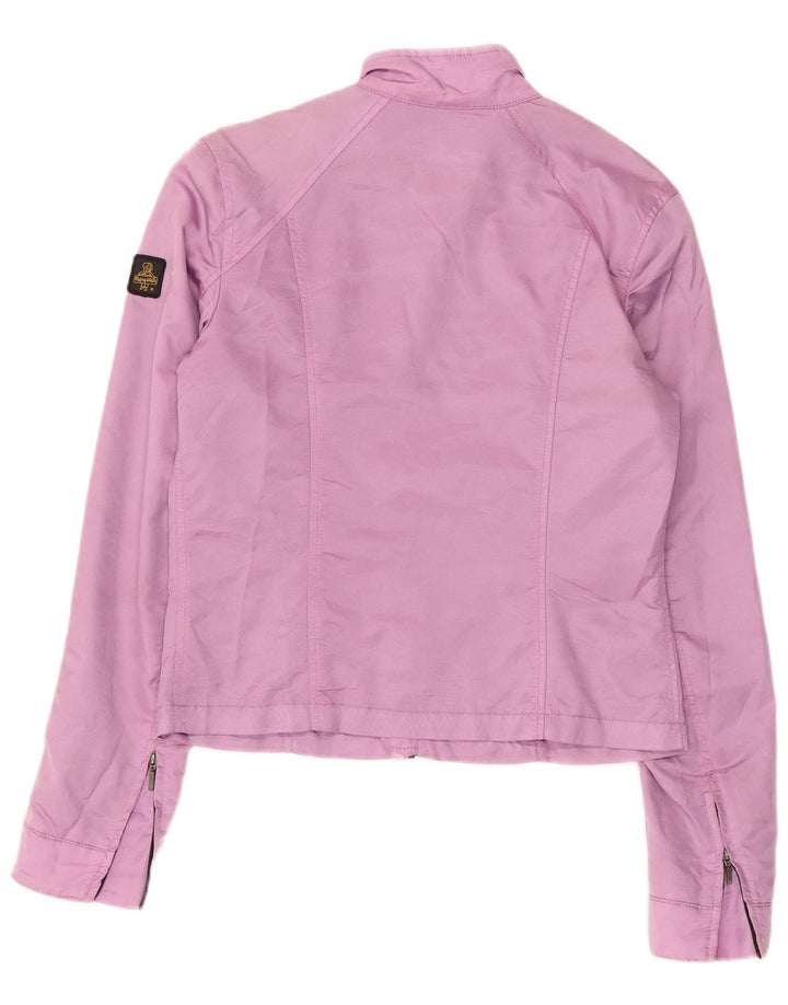 REFRIGIWEAR Womens Bomber Jacket IT 44 Medium Purple Polyamide