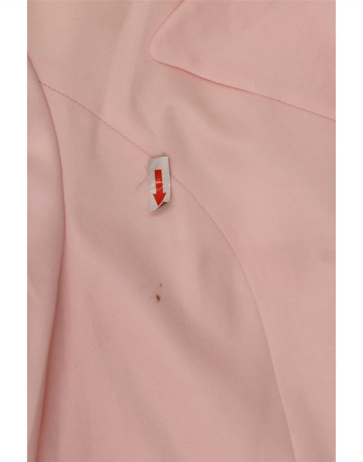 Γυναικείο μπλέιζερ διπλό στήθος Benetton UK 14 Medium Pink Polyester