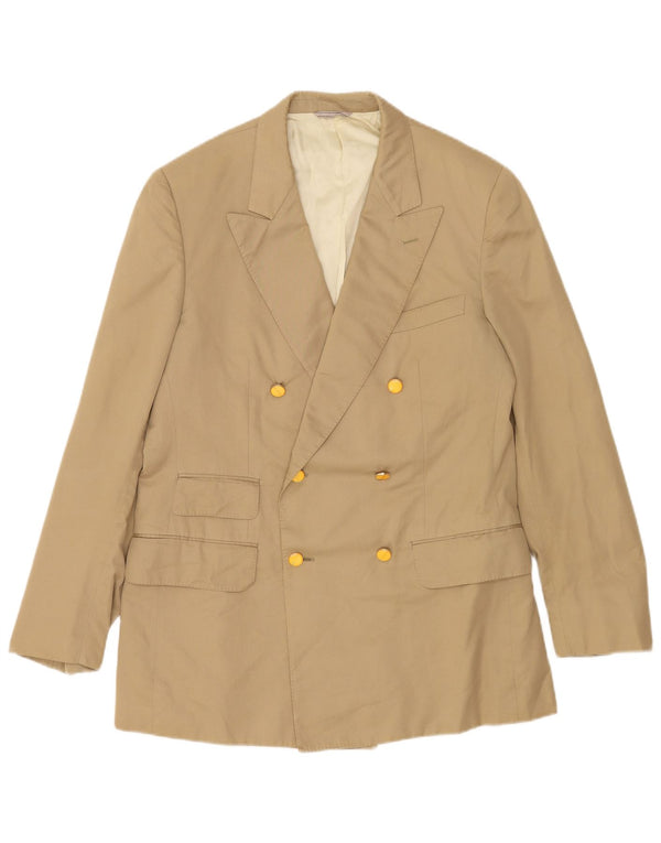 DUNHILL Ανδρικό σακάκι με διπλό στήθος UK 38 Medium Beige