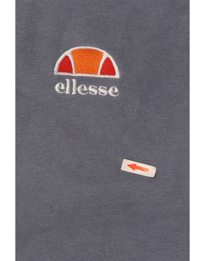 Ellesse Γυναικείο Φούτερ γραφικό Jumper UK 14 Μεγάλο Μπλε Βαμβακερό