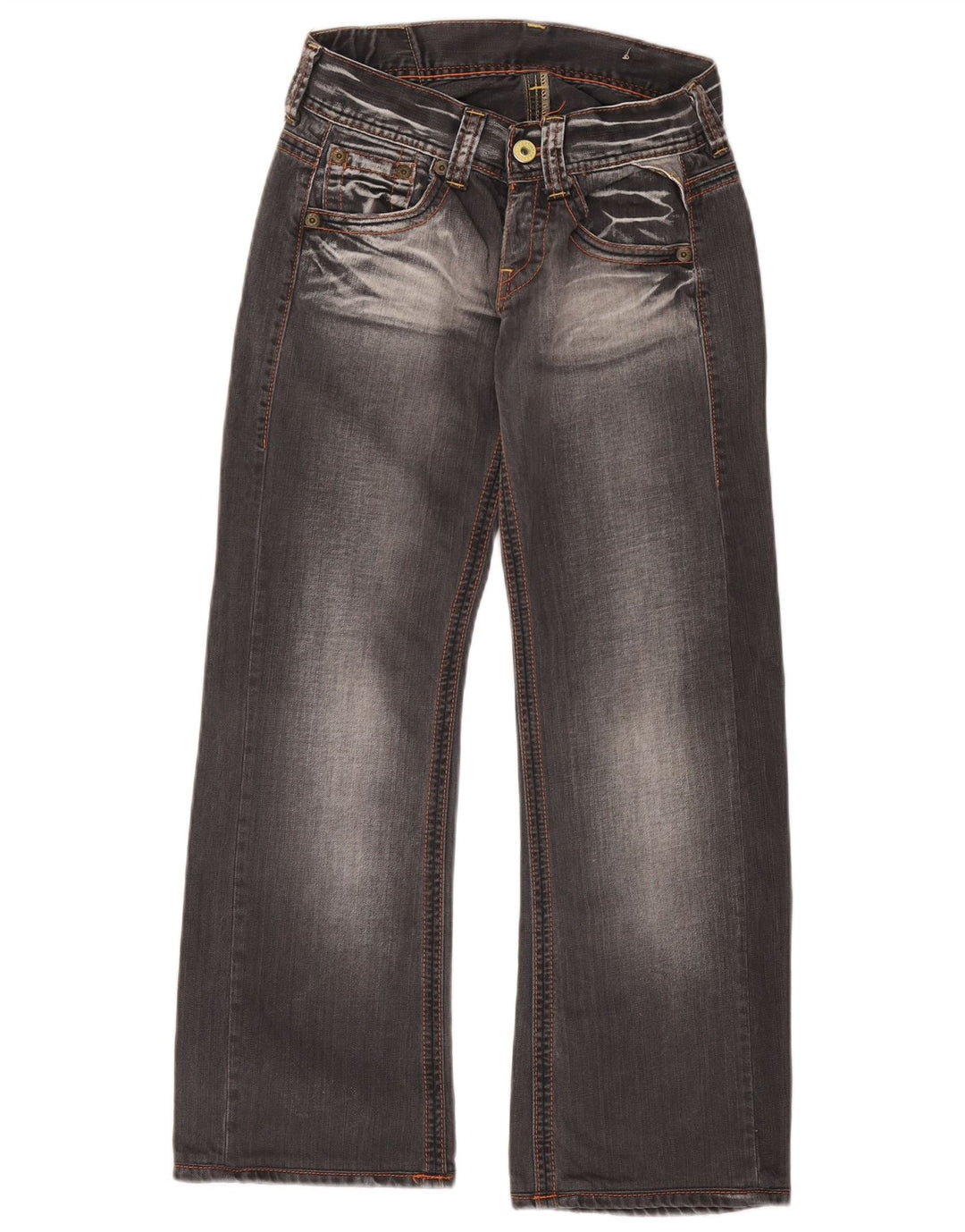 Replay Γυναικείο Bootcut Jeans W26 L27 Γκρι βαμβακερό