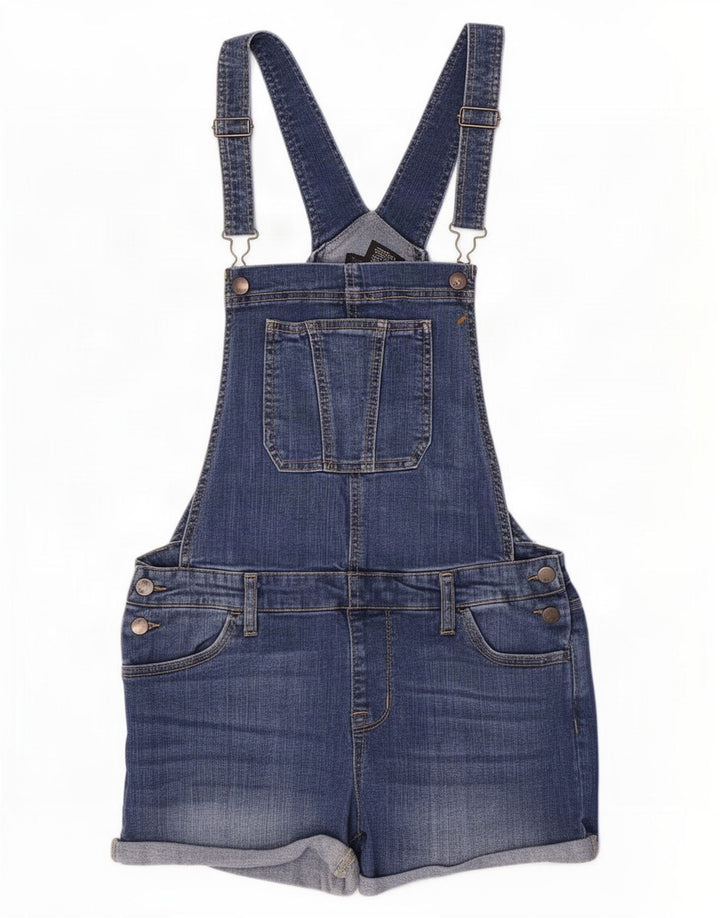 Mossimo Γυναικείο Stretch Dungarees Τζιν σορτς Medium W30 Μπλε βαμβακερό