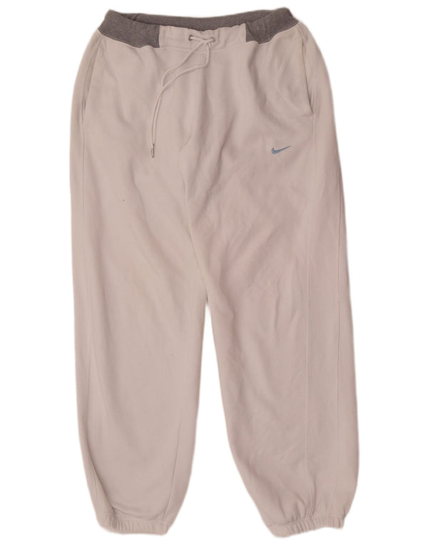 Ανδρική φόρμα Nike Παντελόνι Joggers Large White Colourblock Βαμβακερό
