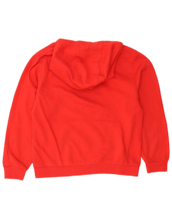 Nike Boys Hoodie Jumper 13-14 Years XL Red Cotton