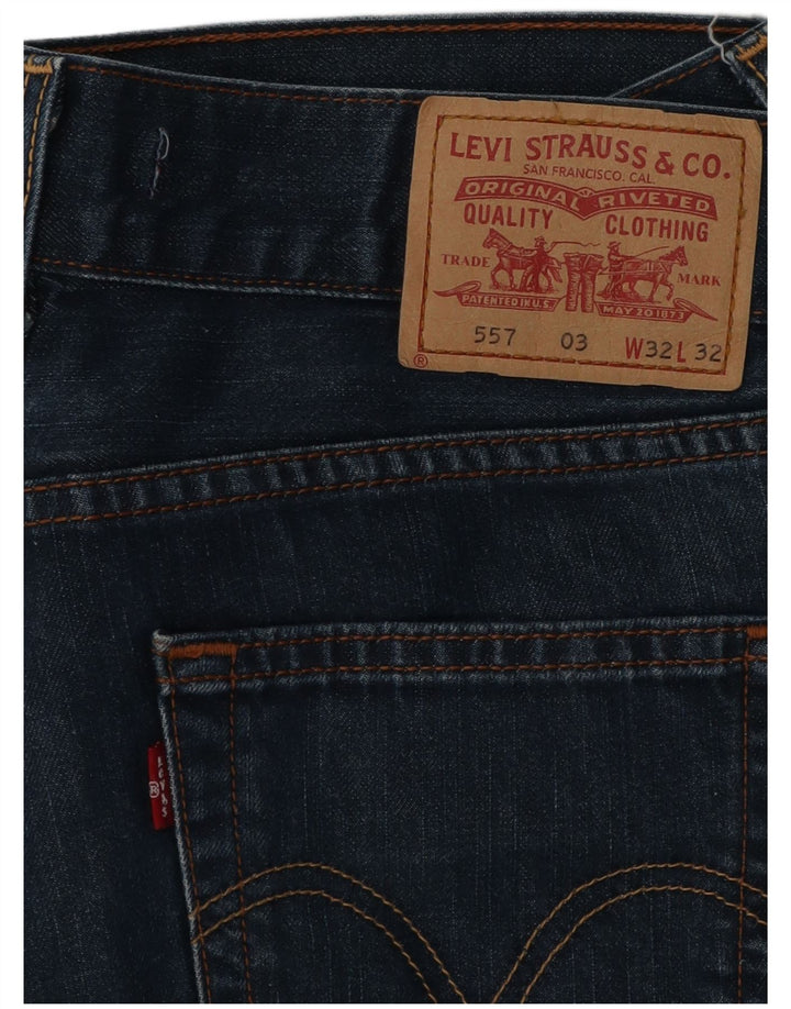 Levi's Womens 557 Bootcut Jeans W32 L32 Μπλε βαμβακερό