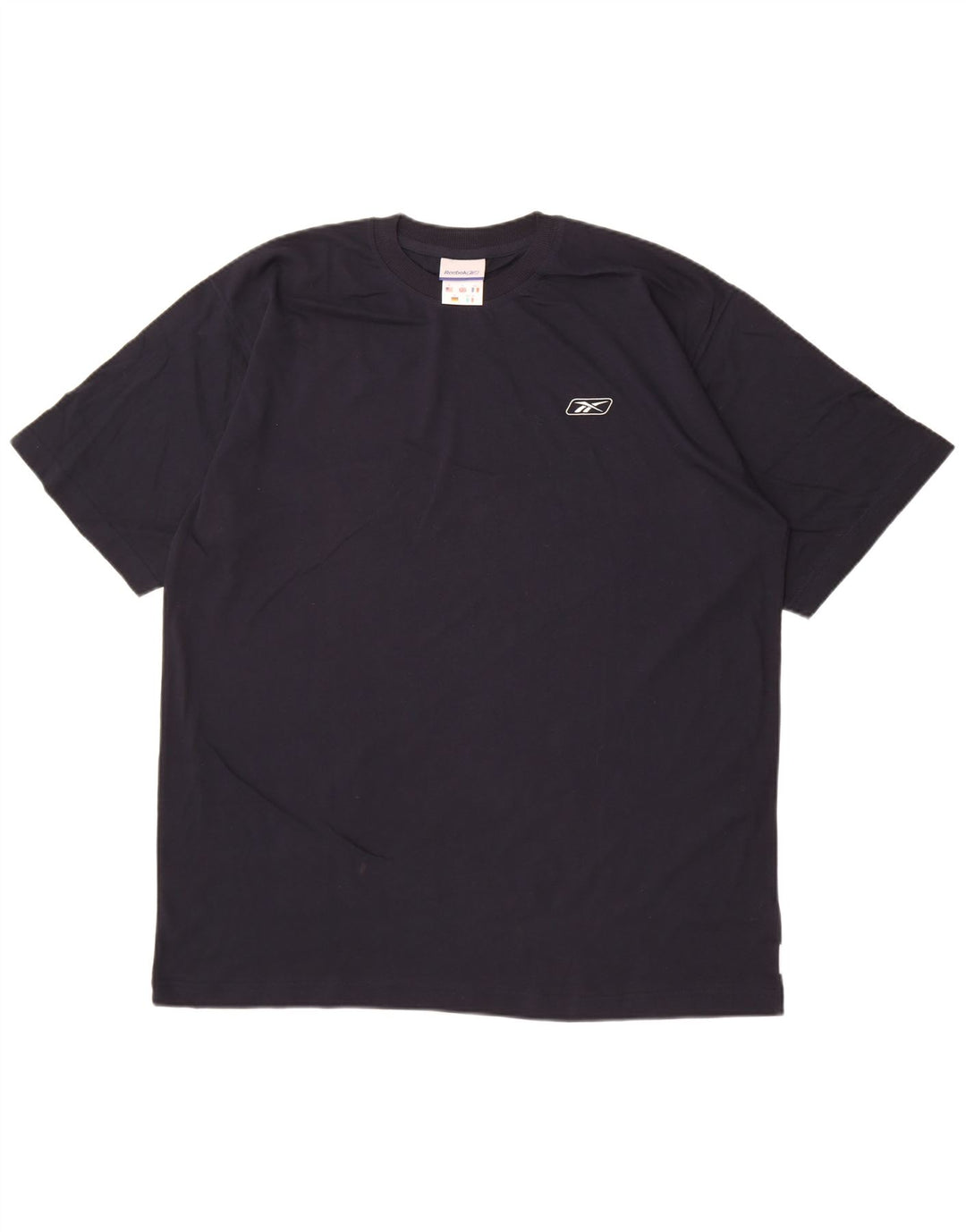 Ανδρικό T-Shirt Reebok Top XL Navy Blue Cotton