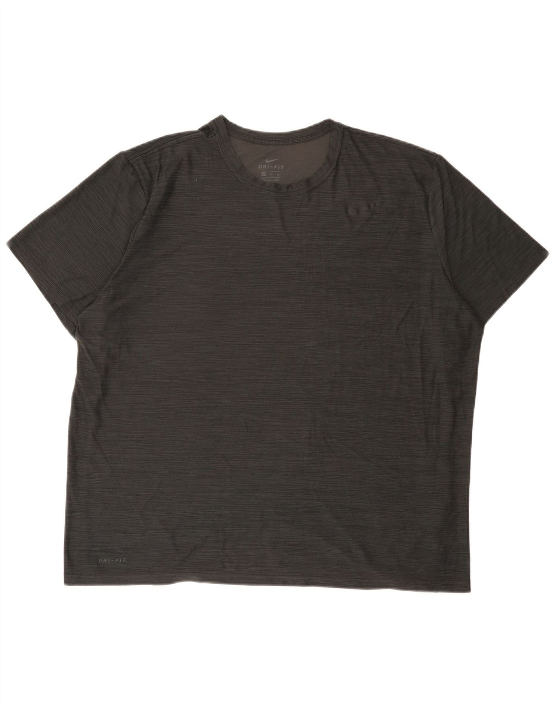Ανδρικό μπλουζάκι Nike Dri Fit τοπ 2XL από πολυεστέρα με γκρι φλύκταινες