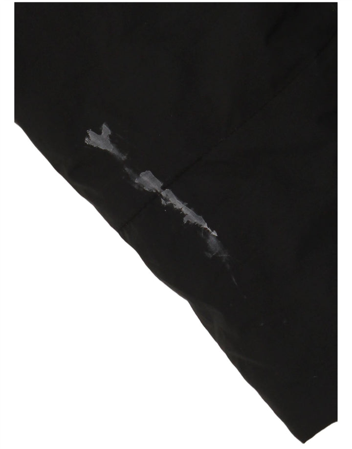 ADIDAS Γυναικείο μπουφάν με κουκούλα μεγάλου μεγέθους UK 10 μικρό μαύρο πολυεστέρα