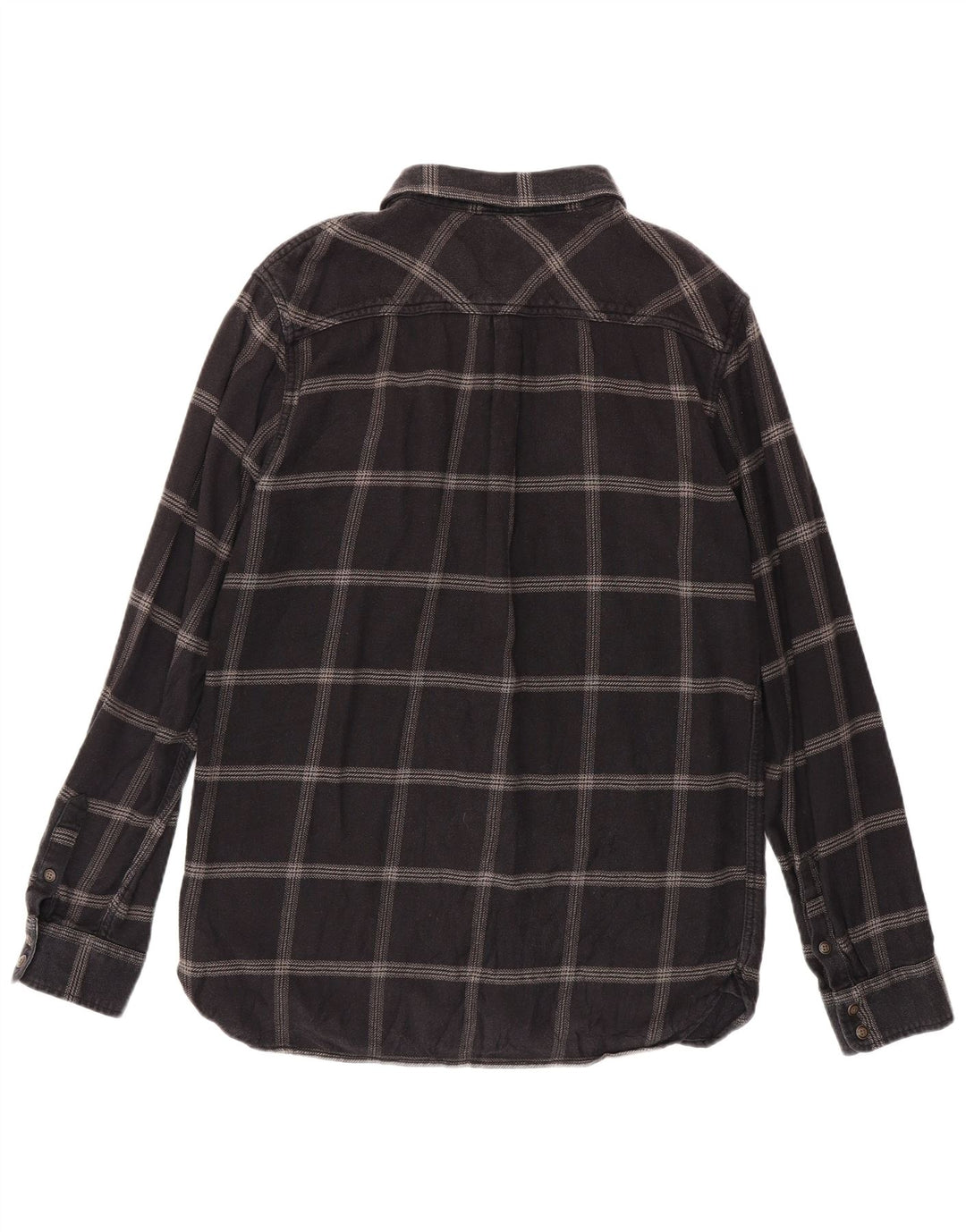 Ανδρικό φανελένιο πουκάμισο XL με γκρι βαμβακερό καρό Vans