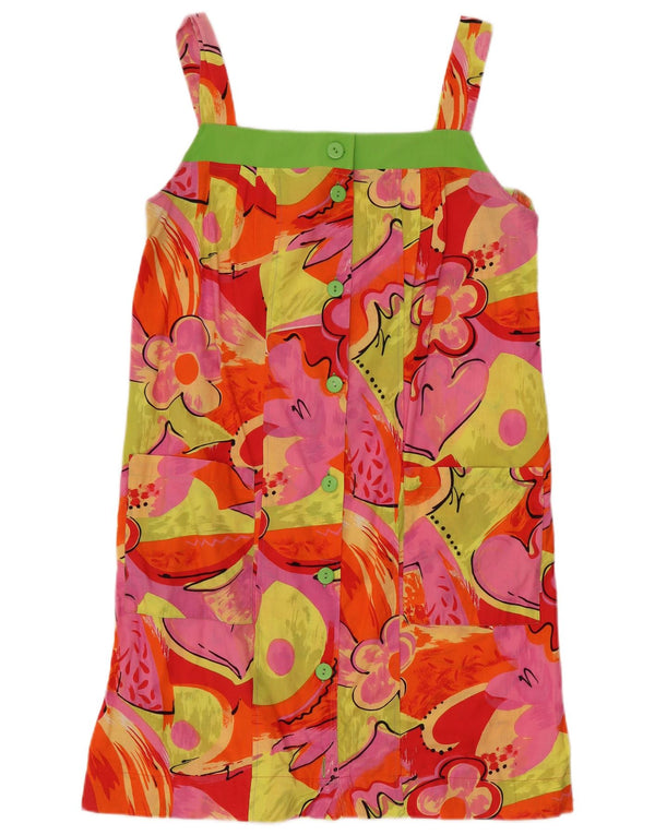Vintage Γυναικείο Αμάνικο Sundress IT 50 XL Πολύχρωμο Floral