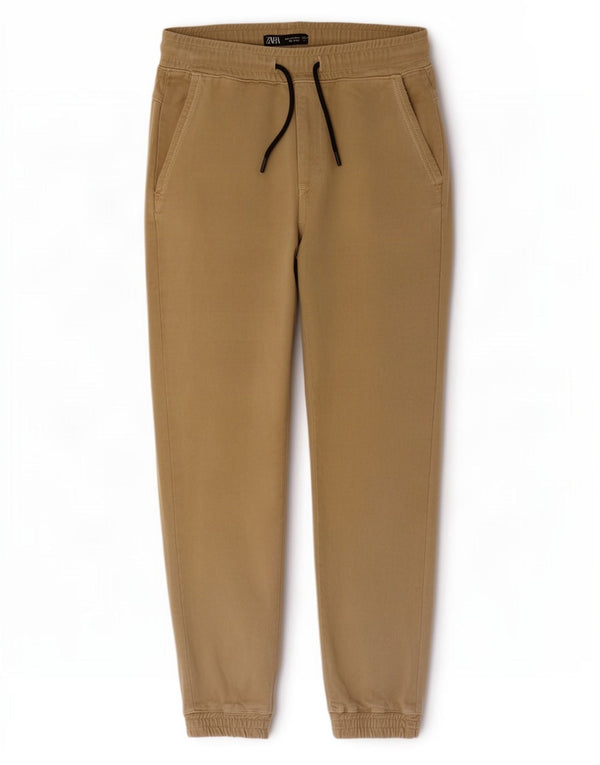 Zara Ανδρική φόρμα παντελόνι Joggers Small Beige