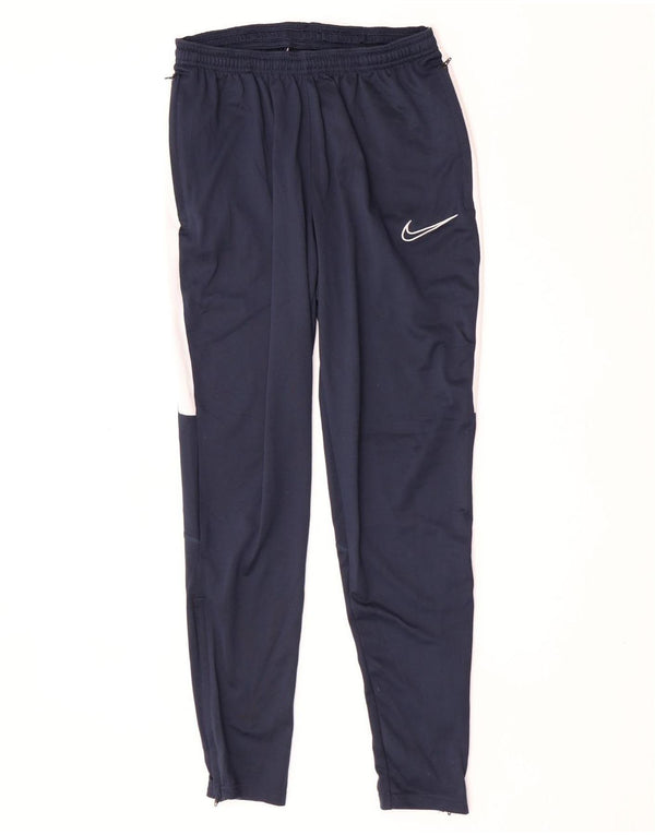 Ανδρικό παντελόνι αθλητικής φόρμας Nike Dri Fit Μικρό μπλε Navy Colorblock Πολυεστέρας