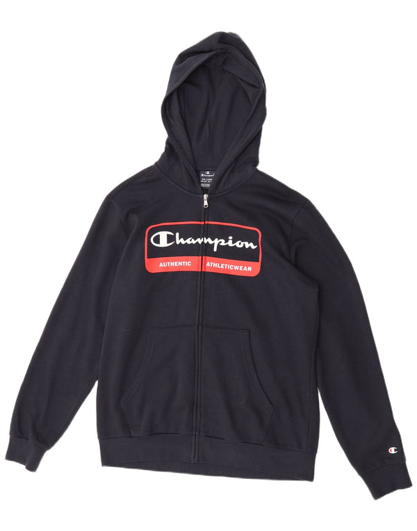 Champion Boys Graphic Zip Hoodie πουλόβερ 15-16 ετών 2XL Navy Blue