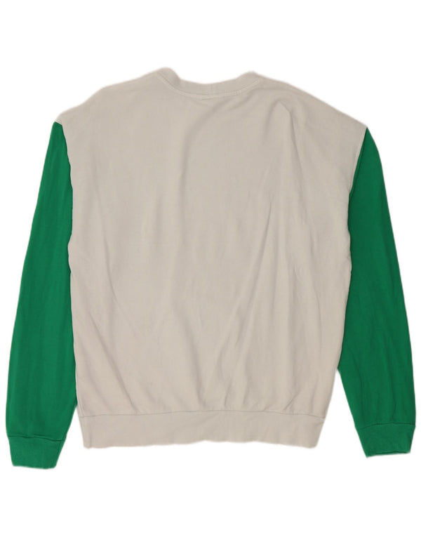 Γραφικό ανδρικό φούτερ Benetton Peanuts Jumper Medium White Colourblock