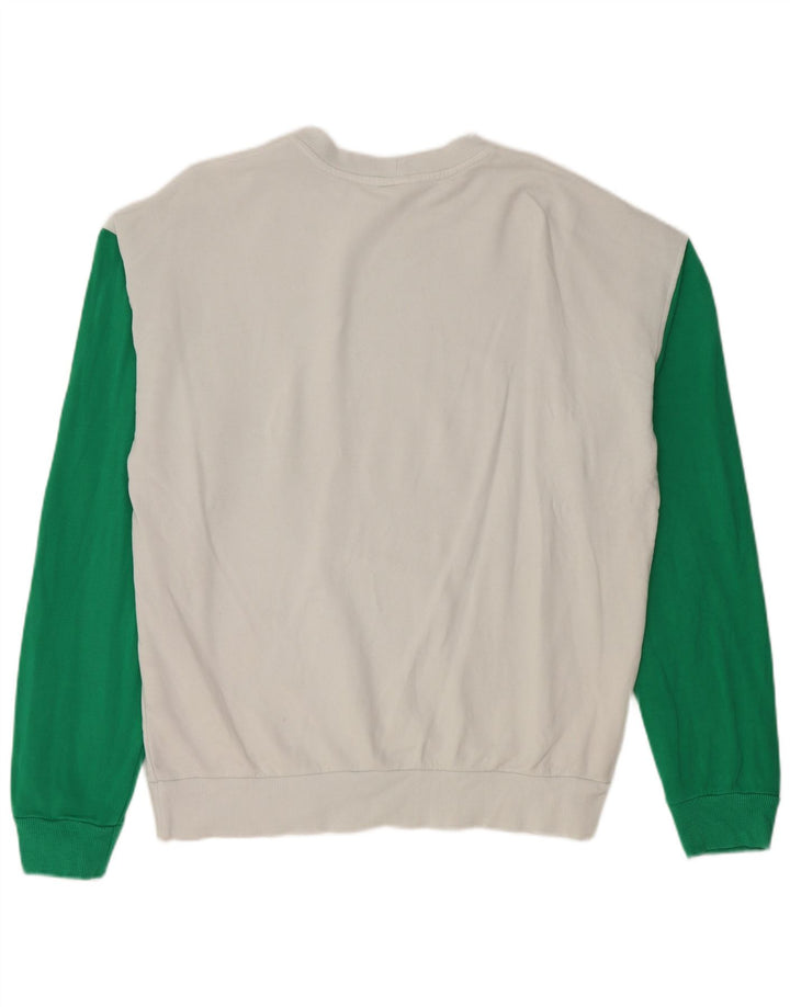 Γραφικό ανδρικό φούτερ Benetton Peanuts Jumper Medium White Colourblock