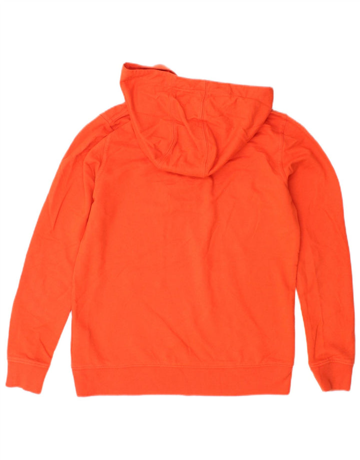 J. CREW Γυναικείο Hoodie Jumper UK 2 2XS Πορτοκαλί βαμβακερό