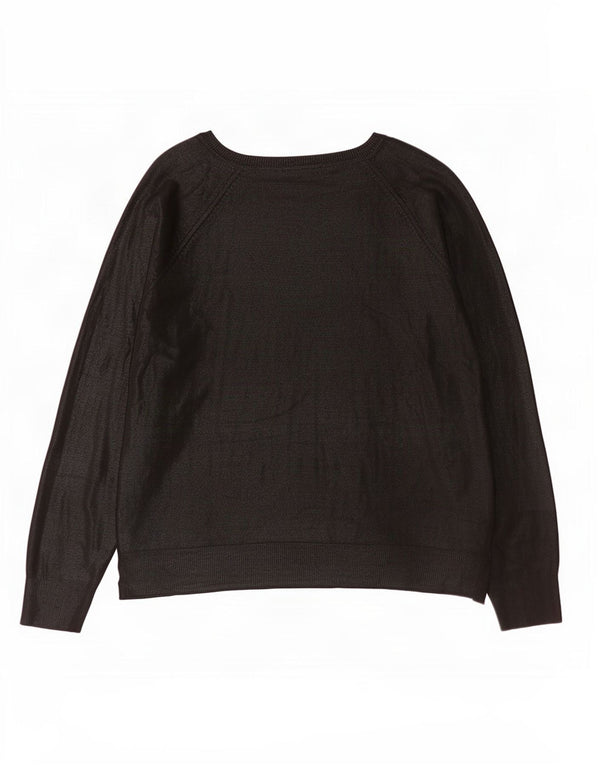 Zara Γυναικεία Μπλούζα Loose Fit Top UK 18 XL Μαύρη βισκόζη