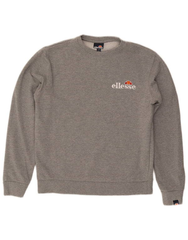Ellesse Γυναικεία γραφικά υπερμεγέθη φούτερ Jumper UK 10 Small Grey Flecked