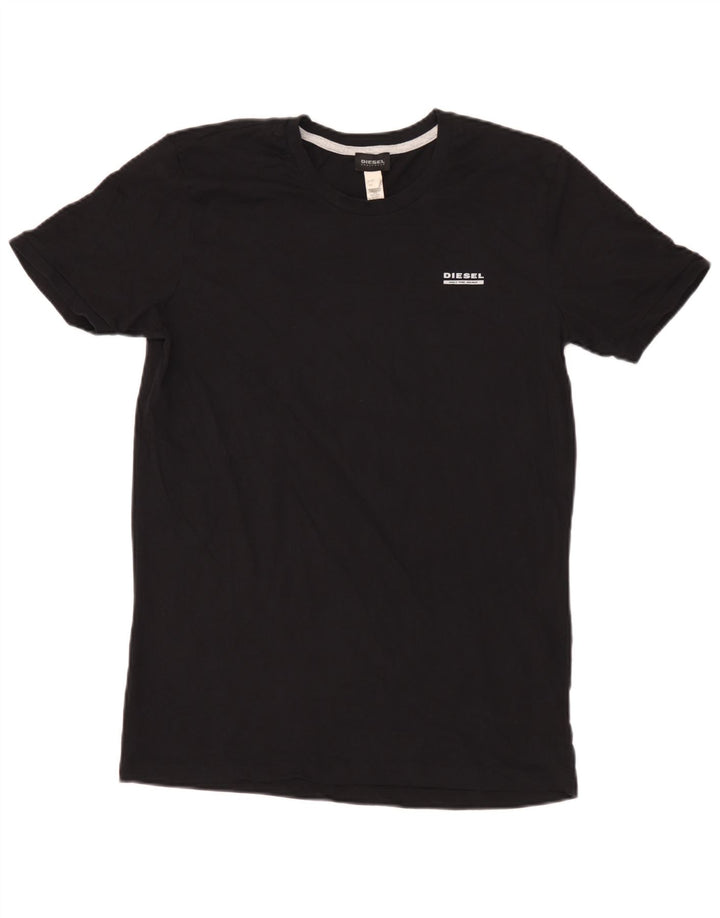 Ανδρικό T-Shirt Diesel Top μεγάλο μαύρο βαμβακερό