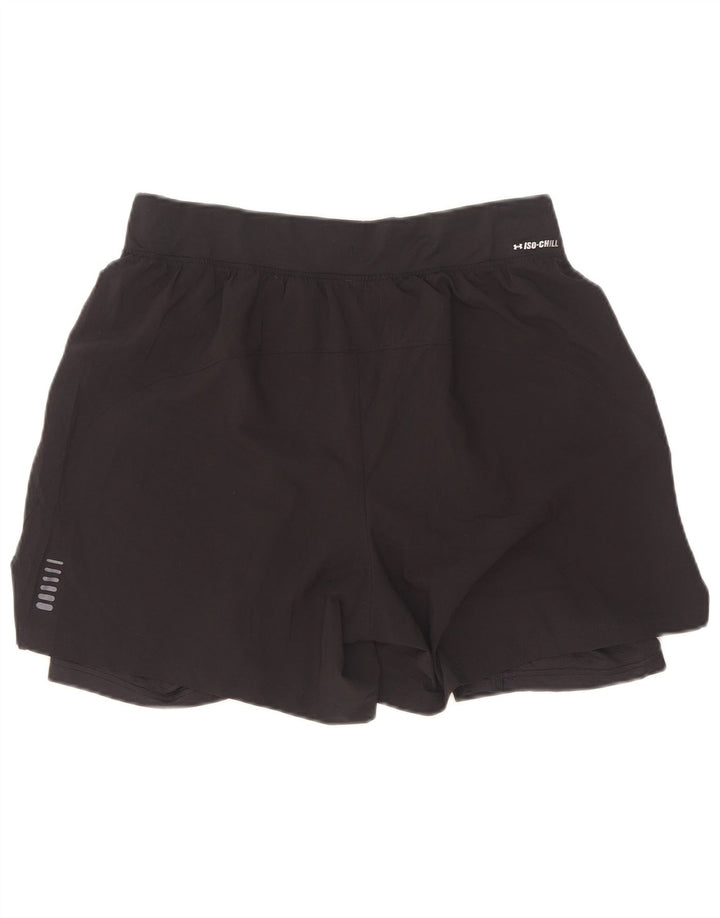 Under Armour Γυναικείο αθλητικό σορτς UK 14 μεγάλο μαύρο πολυεστέρα