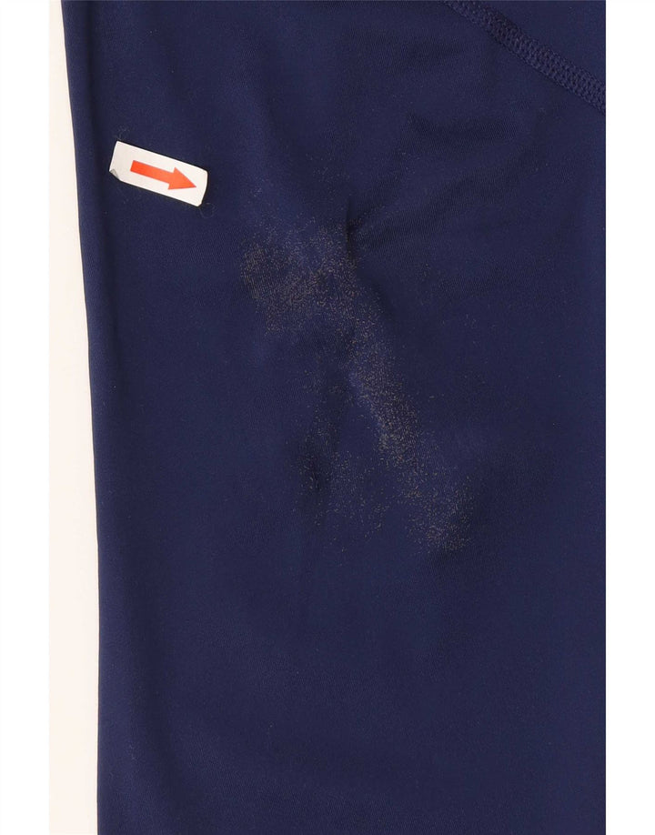 Γυναικείο κολάν Adidas UK 14 Medium Navy Blue